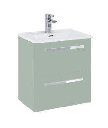 Aquatrend 500 W/Hung Set Matt Sage Green