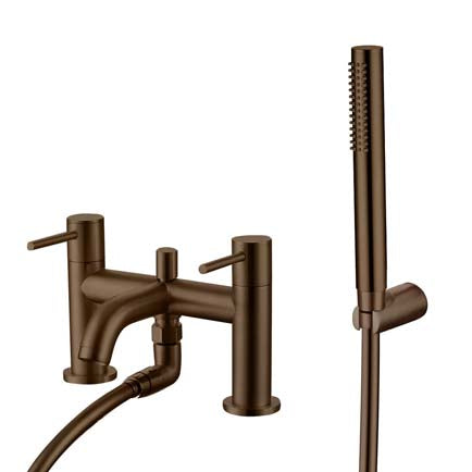 Mineral Bath Shower Mixer Brushed Bronze