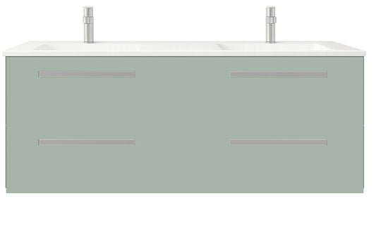 Aquatrend 120 W/H Unit & Basin Sage Green