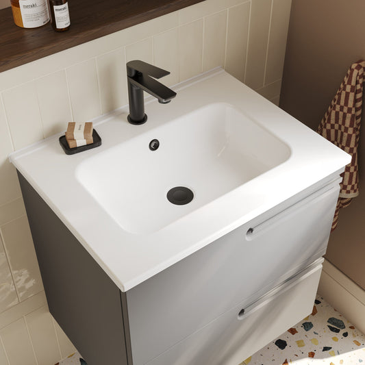 Econic 60Cm 2Dr W/H Unit Vintage Grey L/H