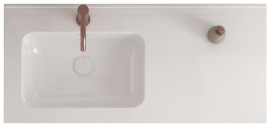 Enzo Square 1000 L/H Basin Matt White
