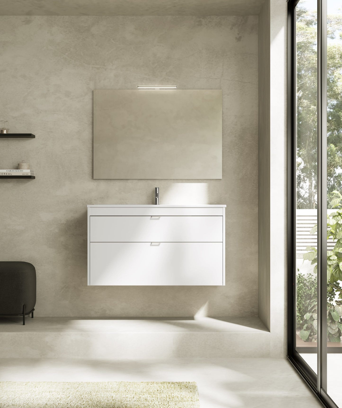 Logika 800 2Drw Unit Pure White