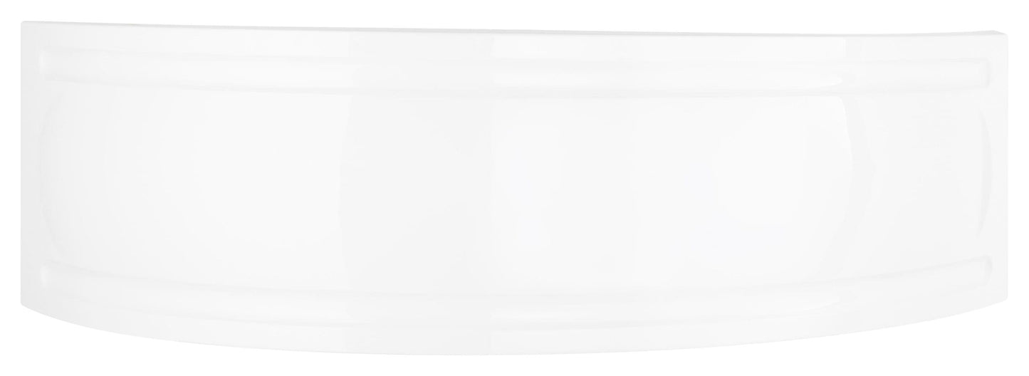Orlah Plain Corner Panel White