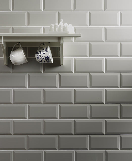 Metro Light Grey Wall Tile