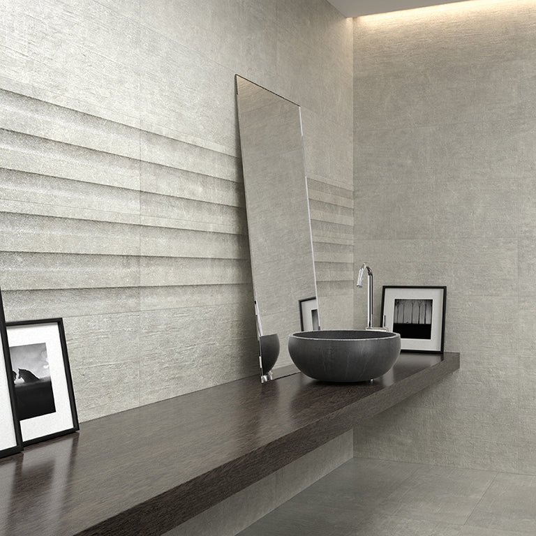 Brooklyn Grey Décor Wall Tile