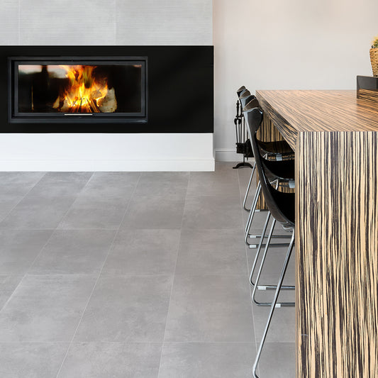 Loft Ash Waves Décor Wall Tile
