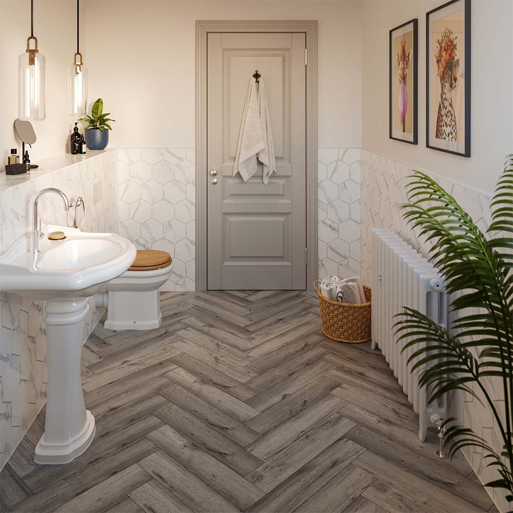 Hex Marble Wall & Floor Tile