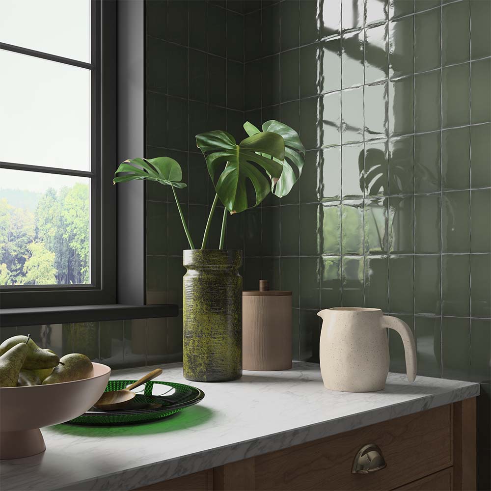 Clay Olive Wall Tile