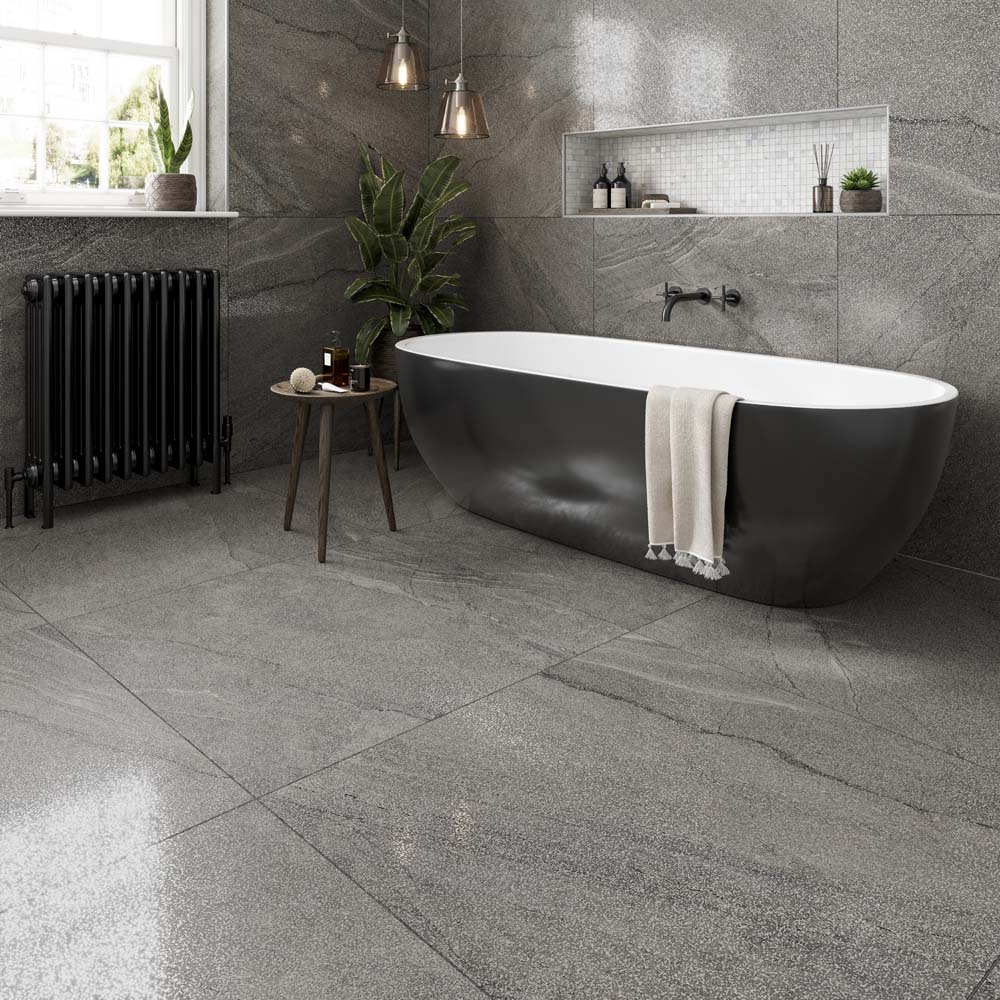 Frontera Silver Wall & Floor Tile