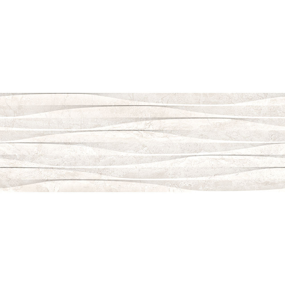 Dune Blanco Wind Décor Wall Tile