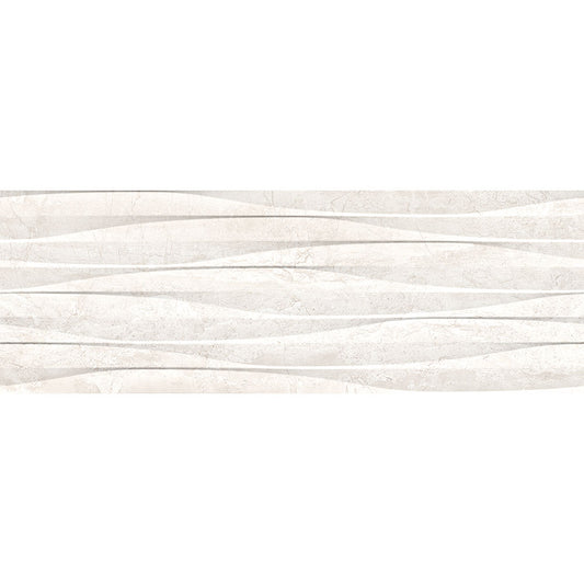Dune Blanco Wind Décor Wall Tile