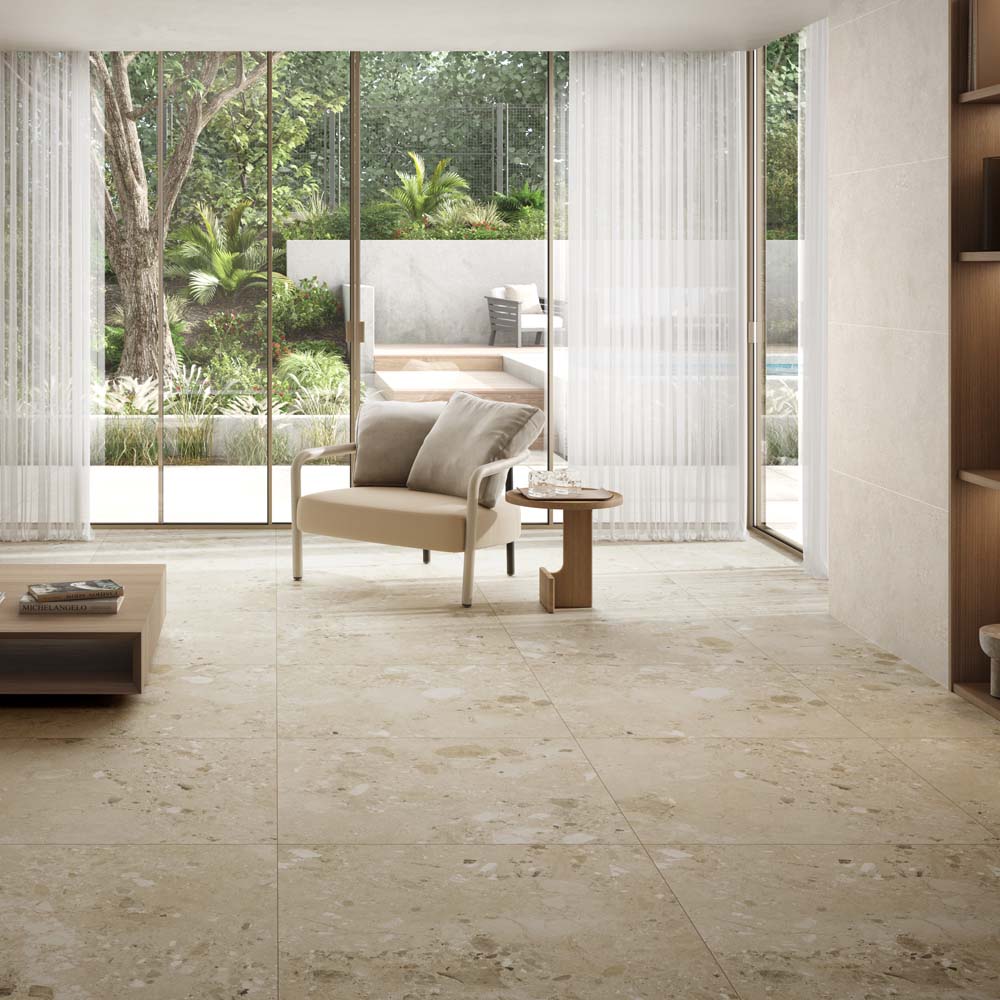 Amaya Terrazzo Beige Wall & Floor Tile