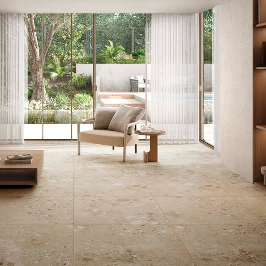 Amaya Terrazzo Beige Wall & Floor Tile