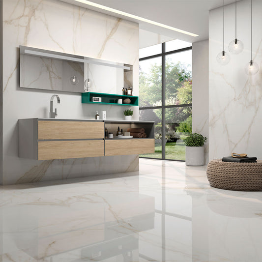 Tholos Gold Wall & Floor Tile