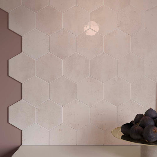 Hope Rose Hexagon Wall Tile